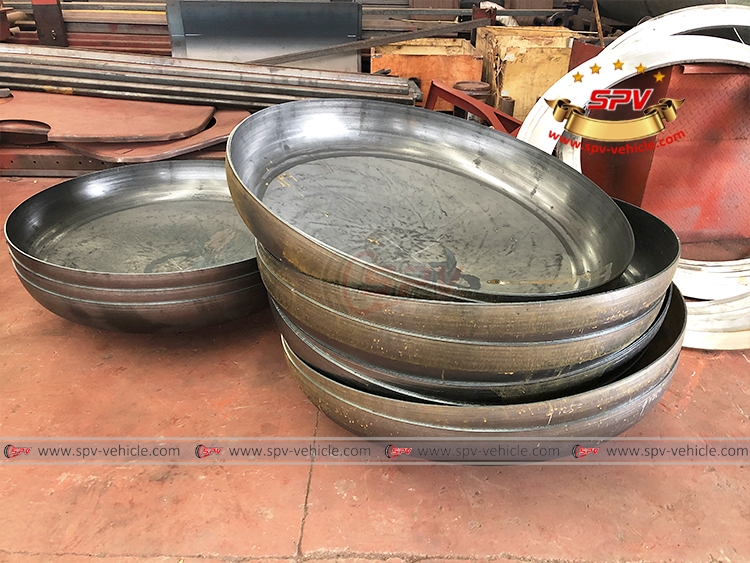 4,000 Litres Sewage Vacuum Tanker Body - Front Lid